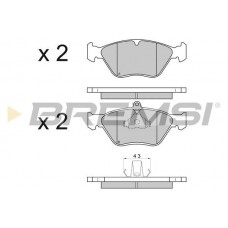 BP2585 BREMSI Комплект гальмівних колодок дисковий гальм