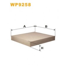 WP9258 WIX FILTERS Фільтр повітря у внутрішньому просторі