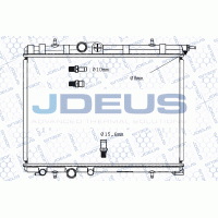 M-0210360 JDEUS Радіатор охолодження двигуна