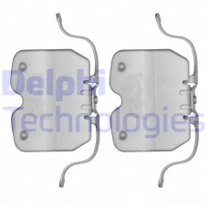 LX0504 DELPHI Комплектуючі колодки дискового гальма