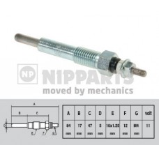 J5719003 NIPPARTS Свічка розжарювання