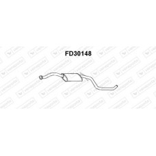 FD30148 VENEPORTE Середній глушник вихлопних газів