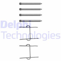 LX0081 DELPHI Комплектуючі колодки дискового гальма
