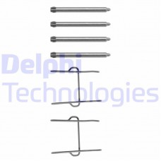LX0081 DELPHI Комплектуючі колодки дискового гальма