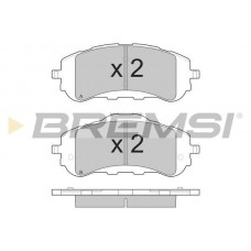 BP3560 BREMSI Комплект гальмівних колодок дисковий гальм