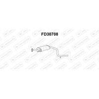 FD30708 VENEPORTE Предглушник вихлопних газів