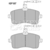 KBP1897 KEY PARTS Комплект гальмівних колодок дисковий гальм
