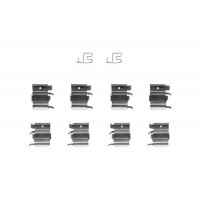 1 987 474 381 BOSCH Комплектуючі колодки дискового гальма