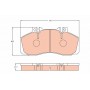 GDB5050 TRW КомплеК т гальмівних колодок, дискове гальмо