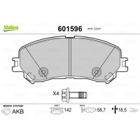 601596 VALEO Комплект гальмівних колодок дисковий гальм