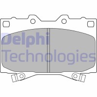 LP1308 DELPHI Комплект гальмівних колодок дисковий гальм