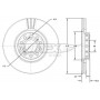 TX 71-97 TOMEX Brakes Гальмівний диск