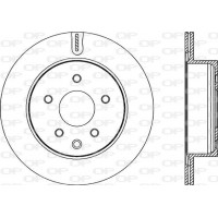 BDR2208.20 OPEN PARTS Гальмівний диск