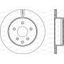 BDR2208.20 OPEN PARTS Гальмівний диск