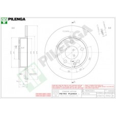 5902 PILENGA Гальмівний диск