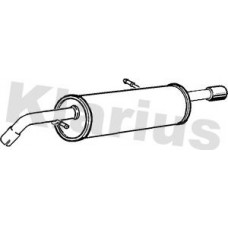 231096 KLARIUS Глушник вихлопних газів кінцевий