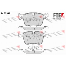 BL2799A1 FTE КомплеК т гальмівних колодок, дискове гальмо