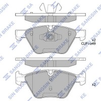 SP2214 Hi-Q Комплект гальмівних колодок дисковий гальм