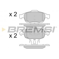 BP3329 BREMSI Комплект гальмівних колодок дисковий гальм