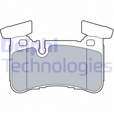 LP3516 DELPHI Комплект гальмівних колодок дисковий гальм