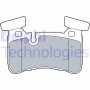LP3516 DELPHI Комплект гальмівних колодок дисковий гальм