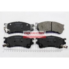 DBP950 DYNAMATRIX Комплект гальмівних колодок дисковий гальм