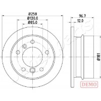 DP-0518C JAPANPARTS Гальмівний диск