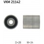 VKM 21142 SKF Паразитный / Ведущий ролик, Зубчастий ремінь