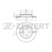 BS-6427 ZEKKERT Гальмівний диск