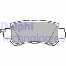 LP2482 DELPHI Комплект гальмівних колодок дисковий гальм