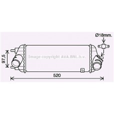 Интеркулер AVA QUALITY COOLING KA4281