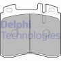 LP842 DELPHI Комплект гальмівних колодок дисковий гальм