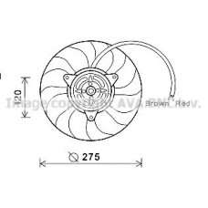 AI7515 AVA QUALITY COOLING Вентилятор охолодження двигуна