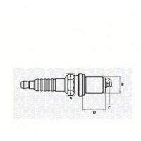 062000782304 MAGNETI MARELLI Свічка запалювання