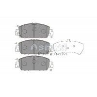 H026-43 ASHUKI by Palidium КомплеК т гальмівних колодок, дискове гальмо