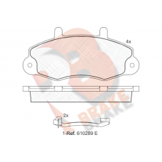 RB0896-203 R BRAKE КомплеК т гальмівних колодок, дискове гальмо