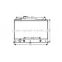 MZ2210 AVA QUALITY COOLING Радіатор охолодження двигуна