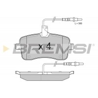 BP3182 BREMSI Комплект гальмівних колодок дисковий гальм