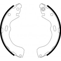 8DB 355 002-661 HELLA PAGID Комплект гальмівних колодок