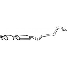 288-389 BOSAL Середній глушник вихлопних газів