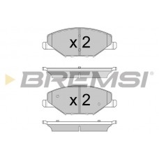 BP3591 BREMSI КомплеК т гальмівних колодок, дискове гальмо