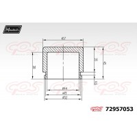72957053 MAXTECH Поршень корпус скоби гальма