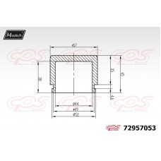 72957053 MAXTECH Поршень корпус скоби гальма