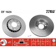 DF1624 TRW Гальмівний диск