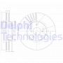 BG3189 DELPHI Гальмівний диск