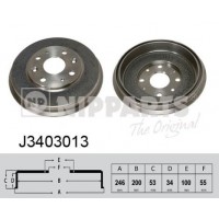 J3403013 NIPPARTS Гальмівний барабан