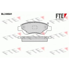 BL2490A1 FTE Комплект гальмівних колодок дисковий гальм