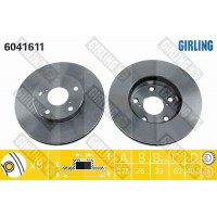 6041611 GIRLING Гальмівний диск