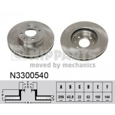 N3300540 NIPPARTS Гальмівний диск