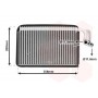 0600V399 VAN WEZEL Випарник кондиціонера